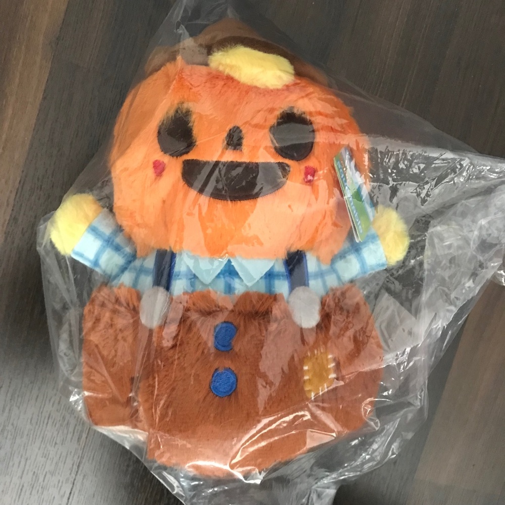 NEW 11" Squishable Halloween Pumpkin Scarecrow Plush Cute Soft Harvest